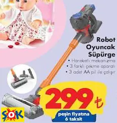 GOKİDY ROBOT OYUNCAK SÜPÜRGE OYUNCAK